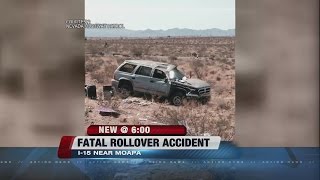 Las Vegas man killed in rollover accident on I-15 near Mesquite