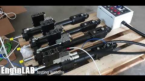 Hydraulic cylinder for fatigue test 15 kN