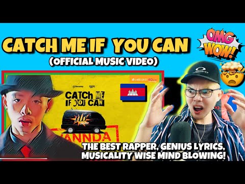 VANNDA បទចេញថ្ - CATCH ME IF YOU CAN @វណ្ណដា-VannDa Official - OFFICIAL MUSIC VIDEO] 🇰🇭 (REACTION)