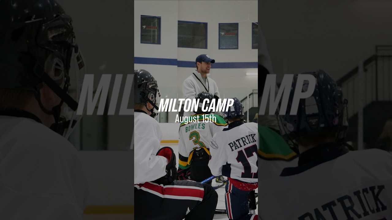 I'LL SEE YOU AT THE MILTON CAMP THIS WEEKEND! LEARN MORE AND SIGN UP AT ITRAINHOCKEY.COM!