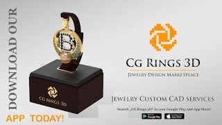 3D CAD Collection of Pearl Pendants with Letters video