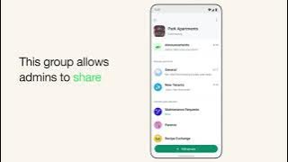 What Is The Announcement Group in a WhatsApp Community? | WhatsApp