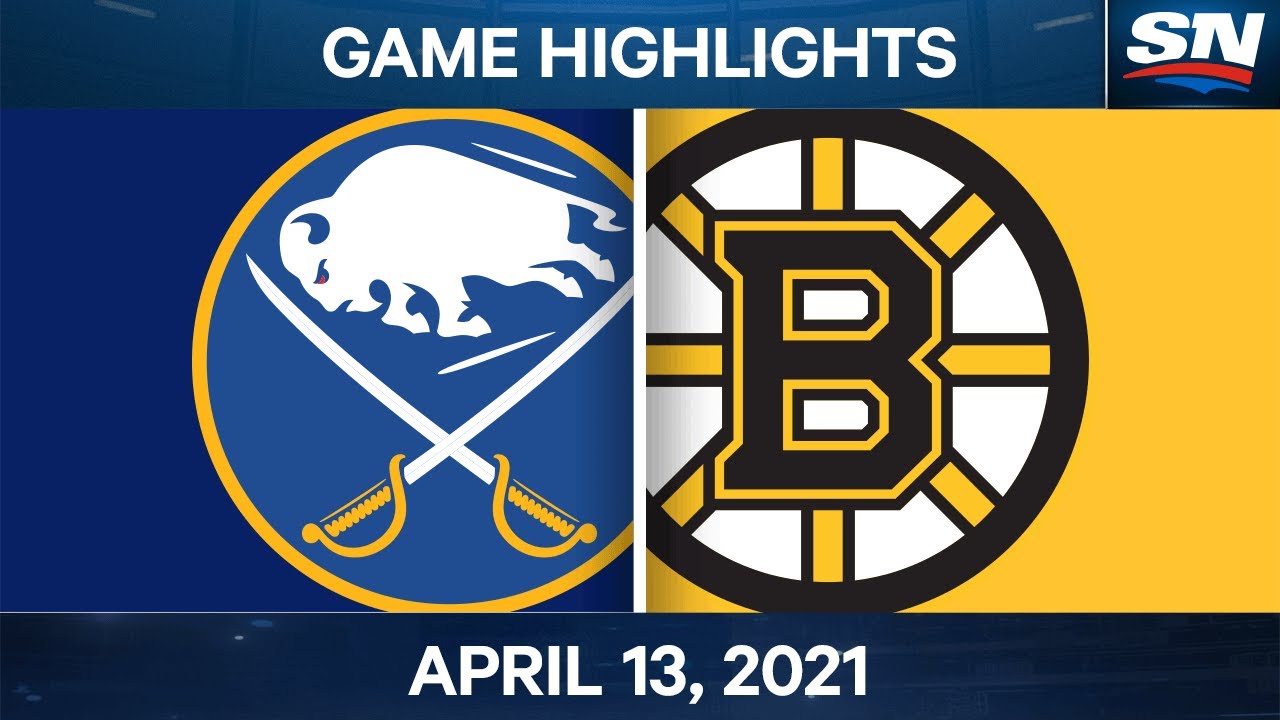 NHL Game Highlights Sabres vs. Bruins Apr. 13, 2021 YouTube