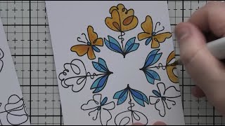 Polkadoodles Minimalist Flowers :D