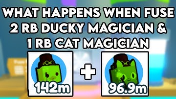 WHAT HAPPENS WHEN FUSE 2 RB DUCKY MAGICIAN & 1 RB CAT MAGICIAN