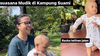 BEGINI SUASANA MUDIK DI KAMPUNG SUAMI !!! BANYAK HIJAU - HIJAU !!!