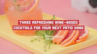 Three Refreshing Wine-Based Cocktails For Your Next Patio Hang by Chatelaine Magazine 1,175 views 2 years ago 1 minute, 33 seconds