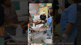 Detik Detik Pasien Kecelakaan Terjatuh Dari Tempat Tidur shorts  funny ngakak