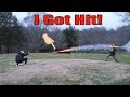 Homemade Nerf Rocket Launcher!! (powerful)