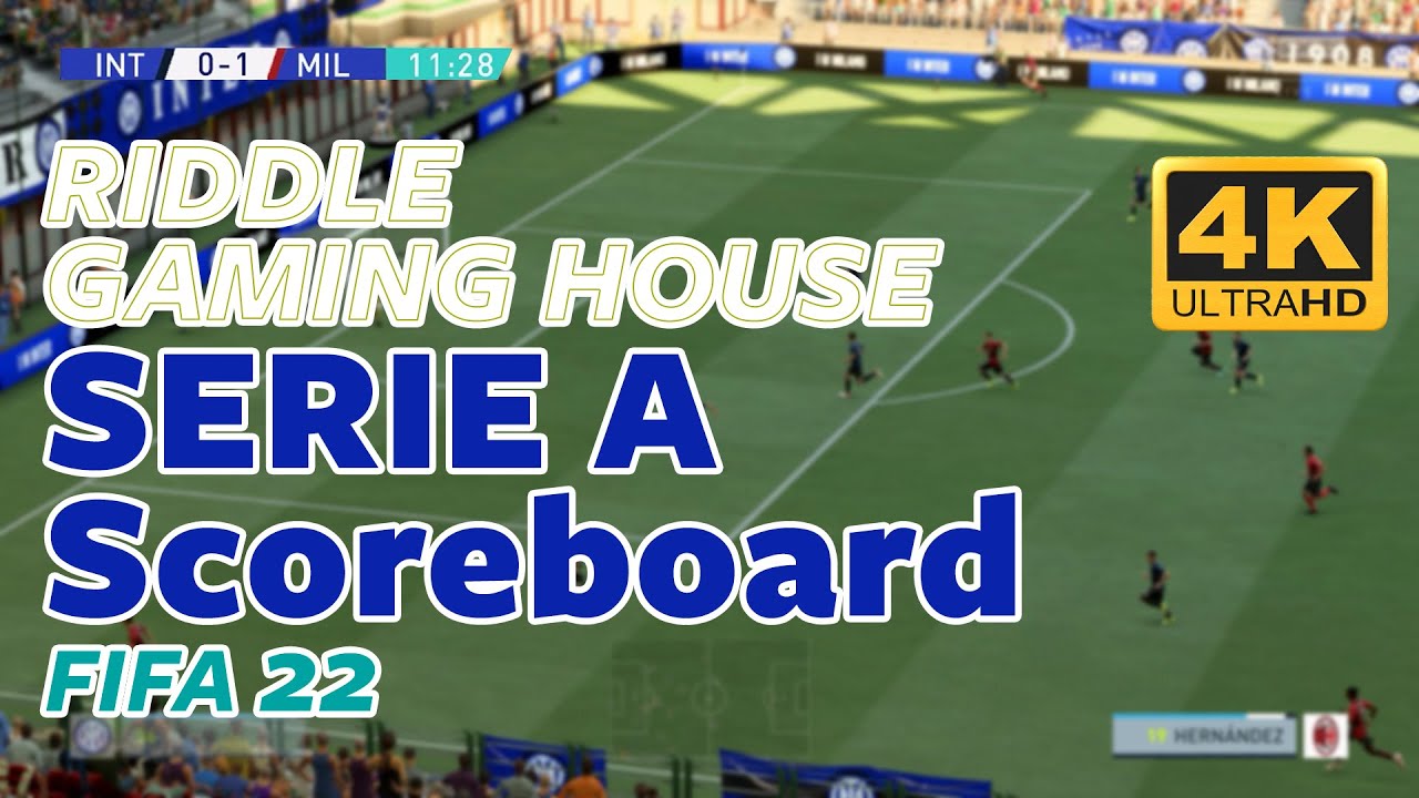 FIFA 22 Serie a Scoreboards Mods / RIDDLE GAMING HOUSE / Free download YouTube