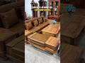 Sofa góc L 2m9x2m gỗ Hương Xám sang cả phòng khách #sofago #sofagoc #sofaphongkhach #gohuong