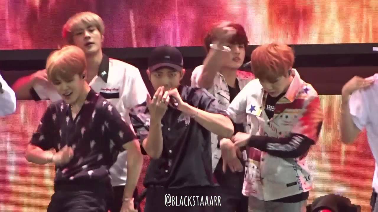 BTS FIRE @ MBC SHOW CHAMPION IN MANILA 160903