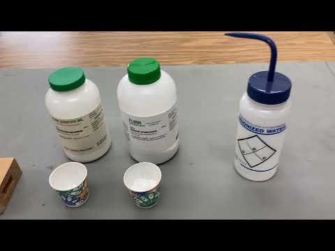 Barium Hydroxide and Ammonium Chloride Demonstration