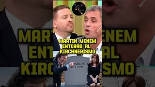 MARTIN MENEM ENTERRO AL KIRCHNERISMO #AGARRALAPALA #JONIVIALE #KIRCHNERISMO #milei