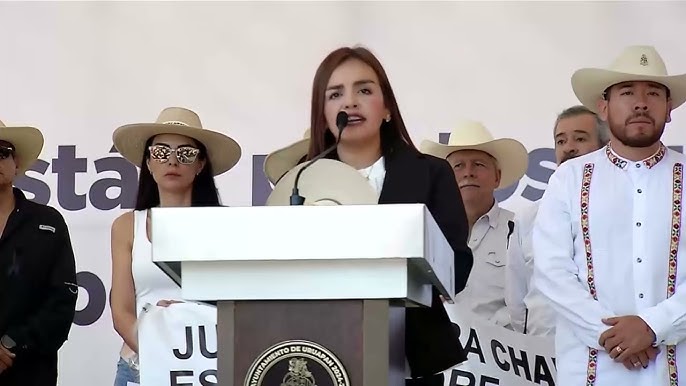 Encabeza Grecia Quiroz llamado por la paz y justicia en Uruapan