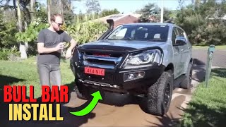 Isuzu MuX & DMax AFN Bull Bar Installation  DIY