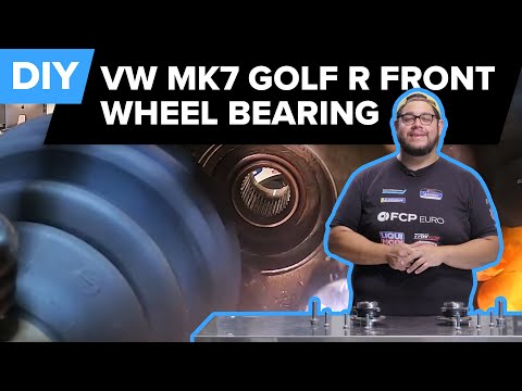 Volkswagen Mk7 Golf R Front Wheel Bearing Replacement DIY (2015-2021 VW Golf R)