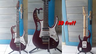 UPGRAGE FULL 30fret GITAR IBANEZ RG || VEYZ SUSTAINER