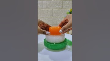DIY Independence day craft 🇮🇳 ice art 🧡🤍💚 Happy independence day #diy #independenceday#shorts
