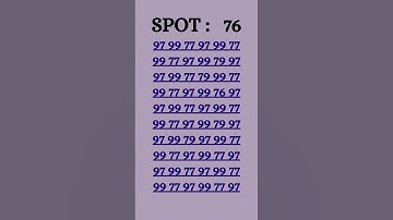 can you find 76  in 5 seconds? #wordpuzzlegame #game #mathematics #mindbendingquiz #puzzle