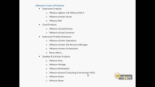 02  Identify vSphere Architecture and Solutions