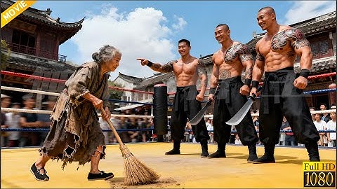 戰士瞧不起掃地老太婆，不料當場被老太婆秒殺掉  ⚔️  抗日  MMA | Kung Fu | 甄子丹