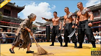 A warrior disdains an old lady sweeping the floor, only to be instantly slain by her on the spot.
