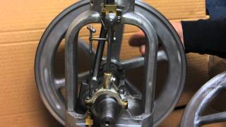 Flywheel fitting to model engine, Olds gearless