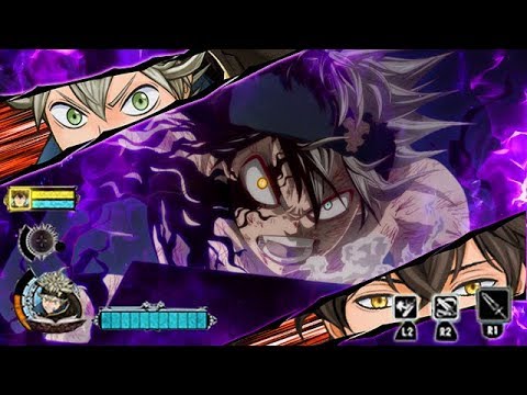 Resultado de imagen para BLACK CLOVER QUARTET KNIGHTS GAMEPLAY