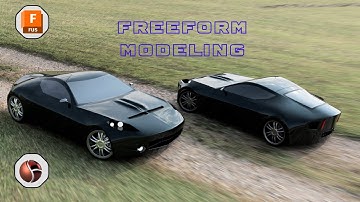 #autodeskfusion | FREEFORM MODELLING | FORD SHELBY GR1 | RENDERING