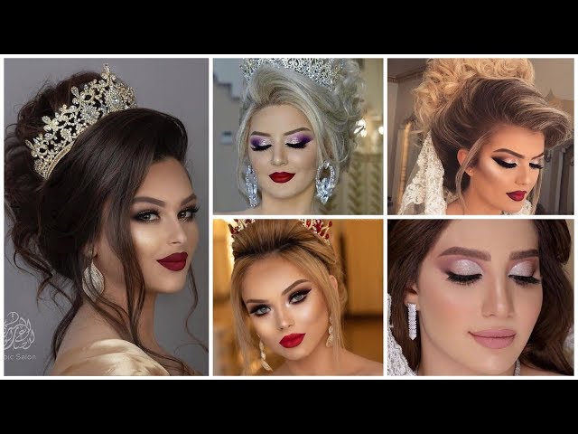 Pin by Zsófia Pink on Arabic Makeup and hairstyles | Bridal hair  inspiration, Natural hair styles, Glam hair