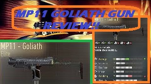 MP11 Goliath Elite Gun Review In Cod Advanced Warfare!!