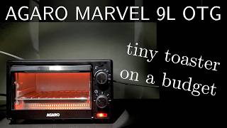 The Agaro Marvel 9L OTG is a tiny toaster oven with two knobs