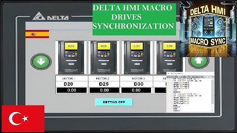 Delta HMI Macro Easy Drive Synchronization Tutorial