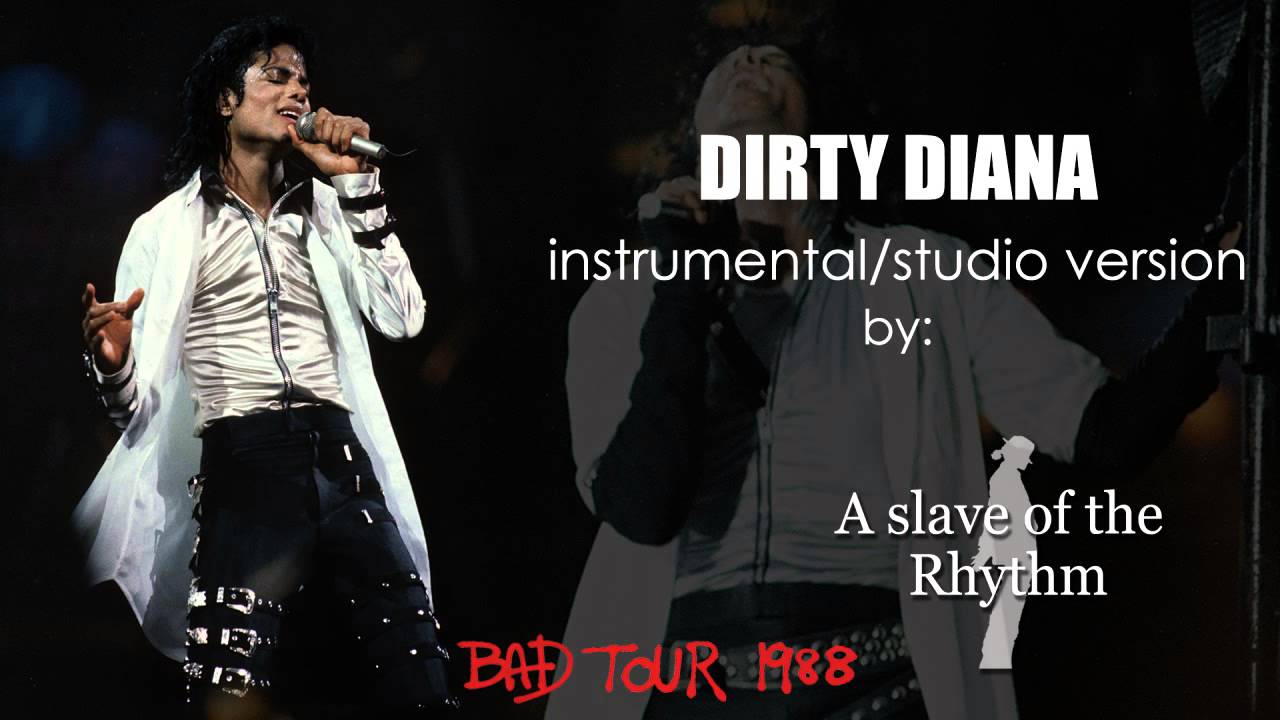 Michael Jackson | Dirty Diana - BAD World Tour - instrumental/studio version