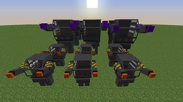 Minecraft: BATTLE ROBOTS! (CREATE A ROBOT ARMY, GATHER RESOURCES & FIGHT!) - Mod Showcase!