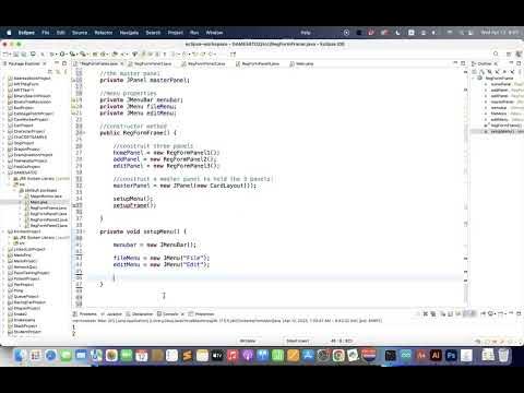 Multiple Panels in Java AWT Project - YouTube