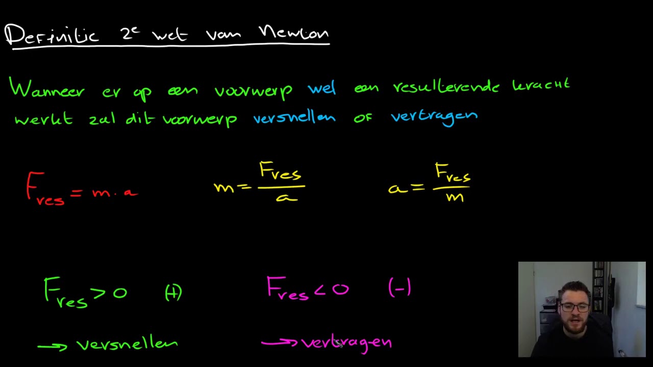 4HV - De tweede wet van Newton - YouTube