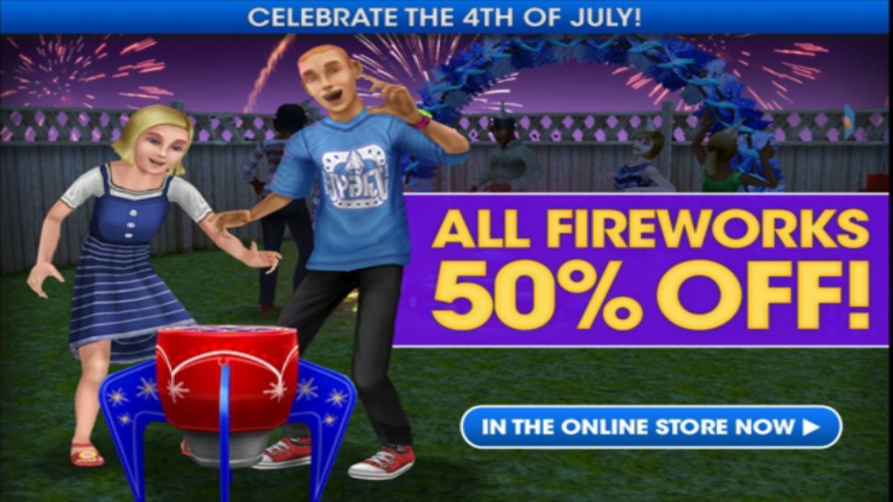 Sims Freeplay 4th of July Firework Pack Review YouTube