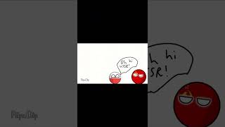 Poland in a nutshell (first animation) shorts #countryballs #ww2 #ww1