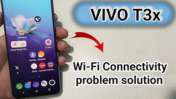 Vivo t3x   Wi Fi connectivity problem kaise solve Karen