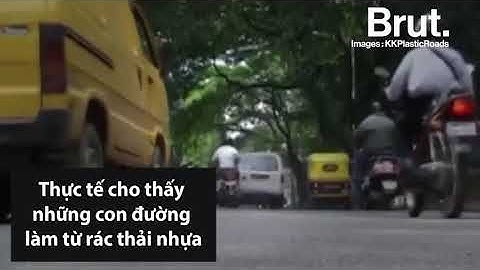 Ấn Độ xây đường từ rác thải nhựa