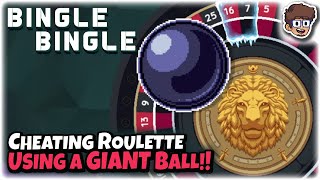 Cheating at Roulette Using a GIANT Ball!! | Bingle Bingle