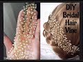 DIY Hair Vine for Hairstyle | TUTORIAL How to make Bridal Hair Vine |Hair Accessories|#diy #tutorial