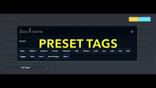 TuneTagger Presets