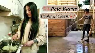 Pete Burns Cooks & Cleans!