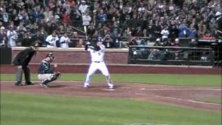 David Wright-First Mets Citi Field Homerun 4/12