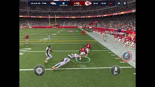 Madden Mobile 27 || Seasons Game 1 Chiefs vs Broncos #BDMThePlaybook screenshot 5