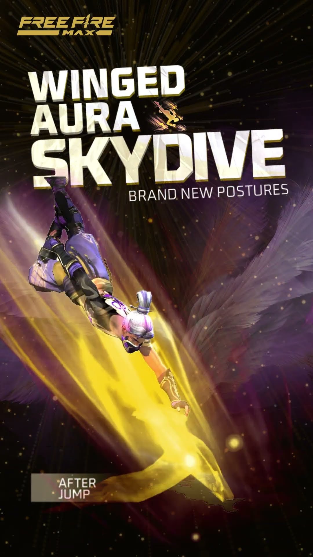 Winged Aura Skydive | Free Fire MAX