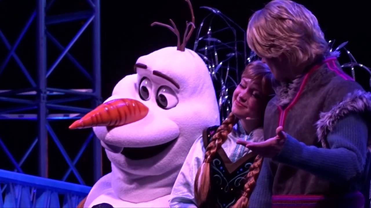 Frozen Fireworks at Frozen Fun at Disney's Hollywood Studios